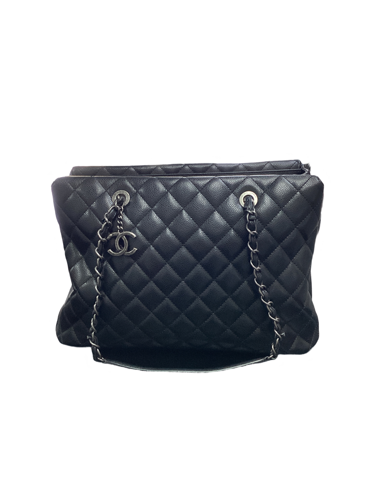 Chanel Caviar Quilted Shopping Tote