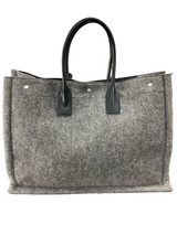 Yves Saint Laurent (YSL) Rive Gauche Wool Tote