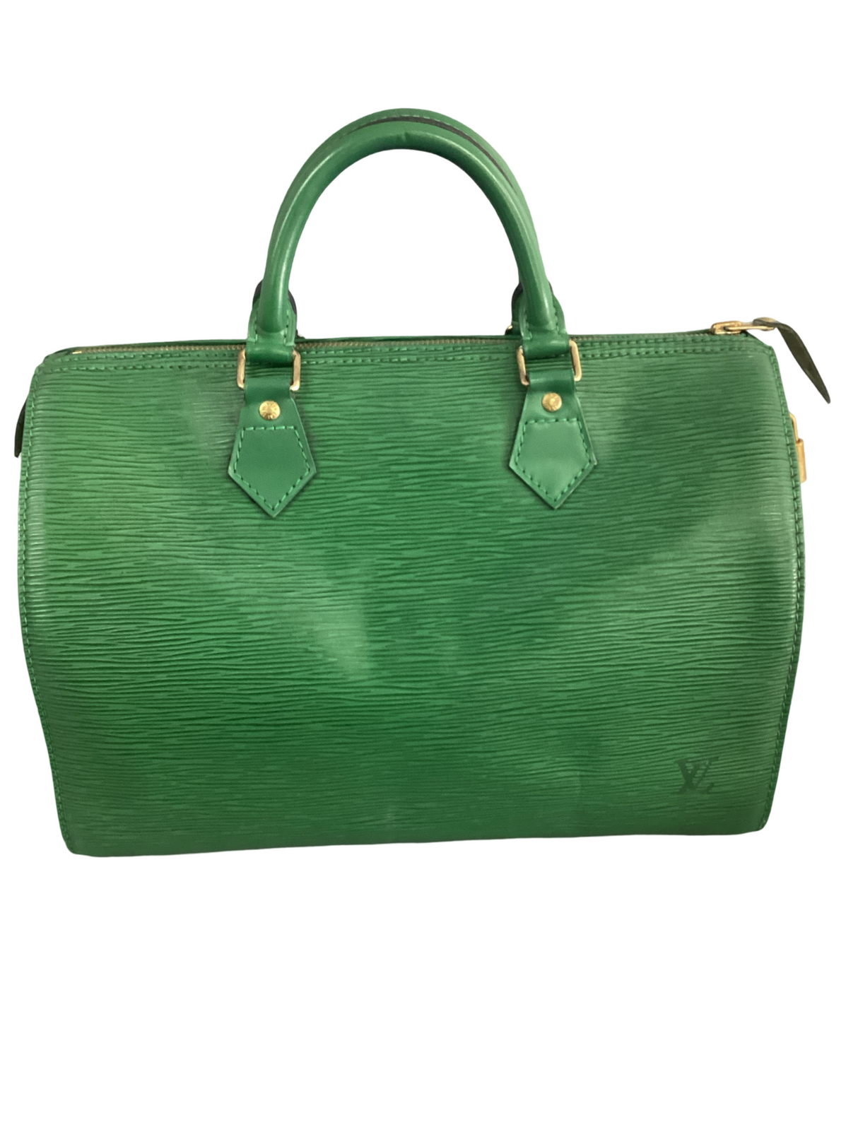 Louis Vuitton Epi Green Speedy 30