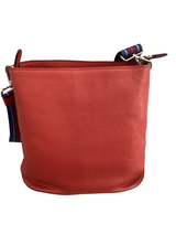 Prada Red Vitello Phenix Bucket Bag