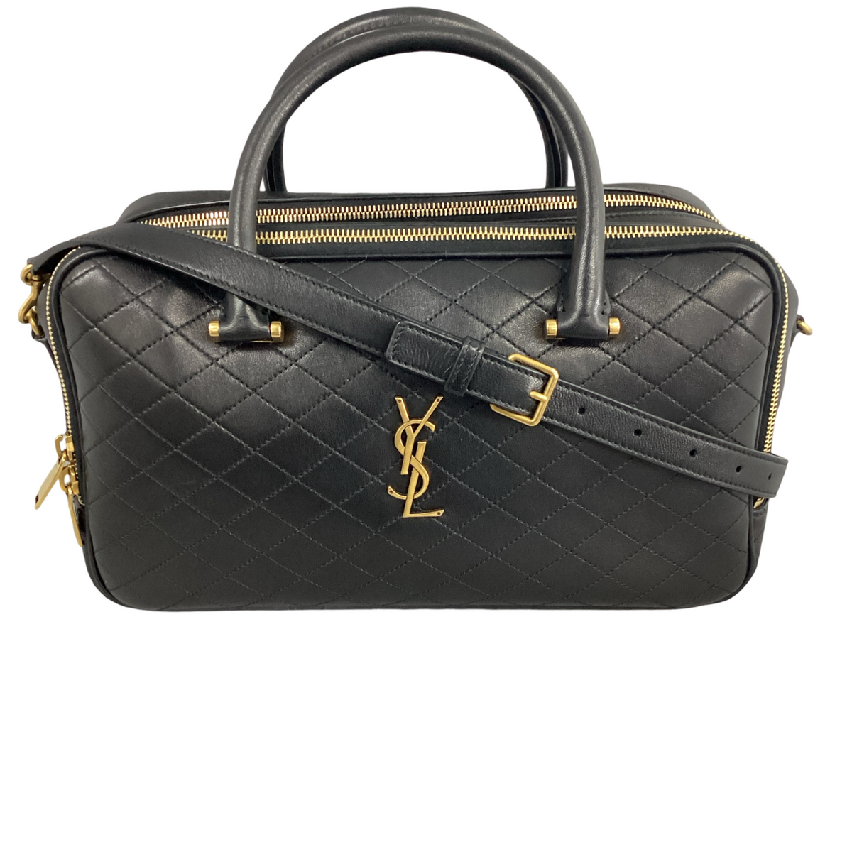 Yves Saint Laurent (YSL) Black Lyia Duffle Bag – Couture LV