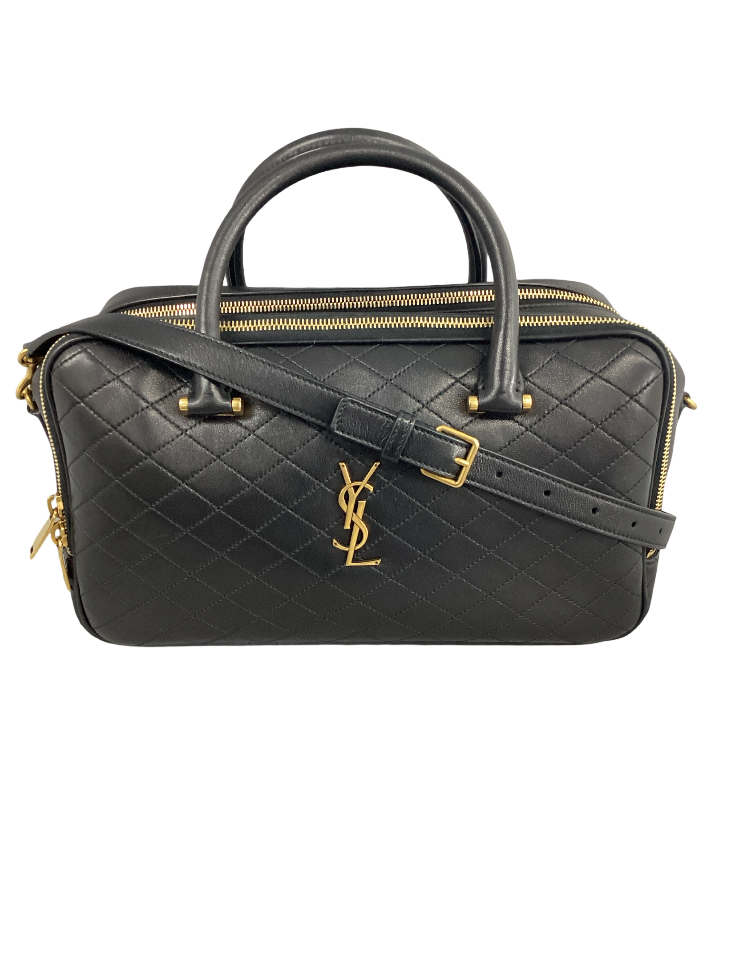Yves Saint Laurent (YSL) Black Lyia Duffle Bag – Couture LV