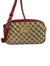 Gucci GG Red Marmont Mini Shoulder Bag