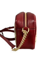 Gucci GG Red Marmont Mini Shoulder Bag