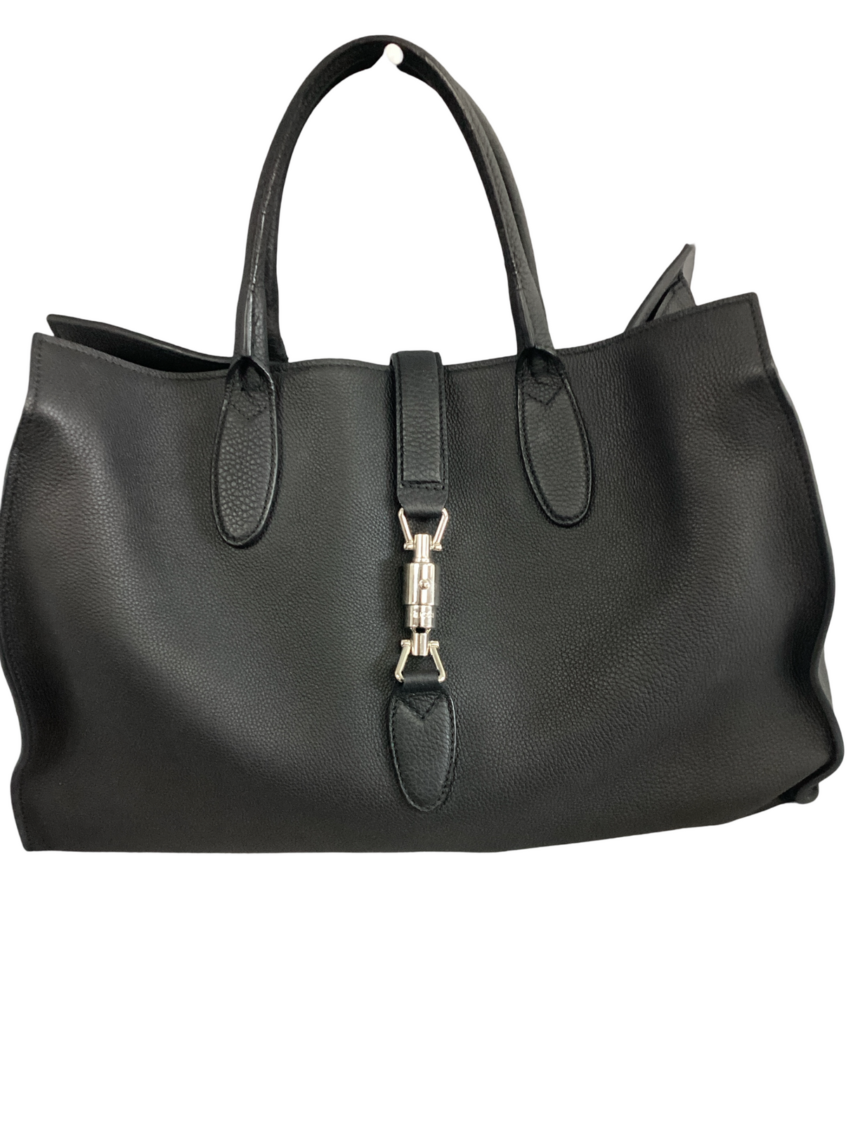 Gucci Black Leather Jackie Tote