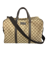 Gucci GG Canvas Boston Duffle Bag