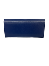 Prada Blue Vitello Move Wallet on Chain