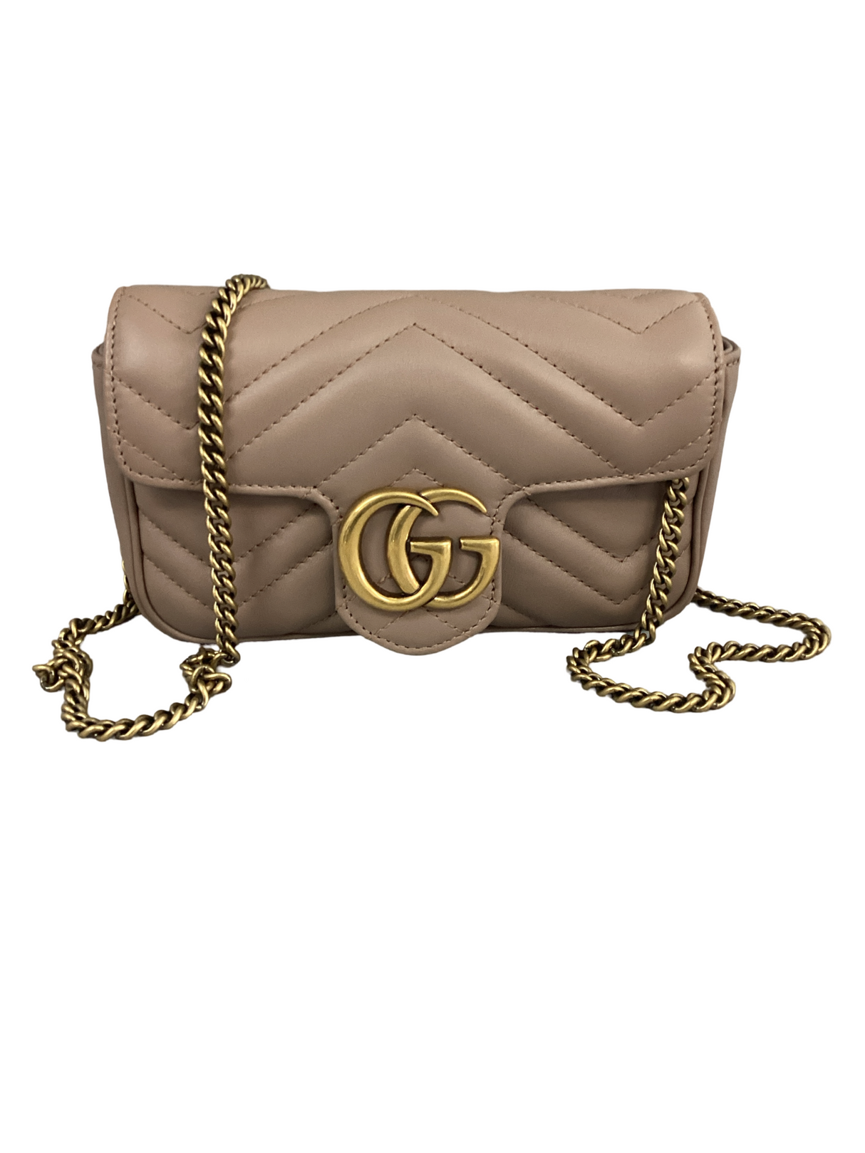 Gucci Double GG Marmont Shoulder Bag