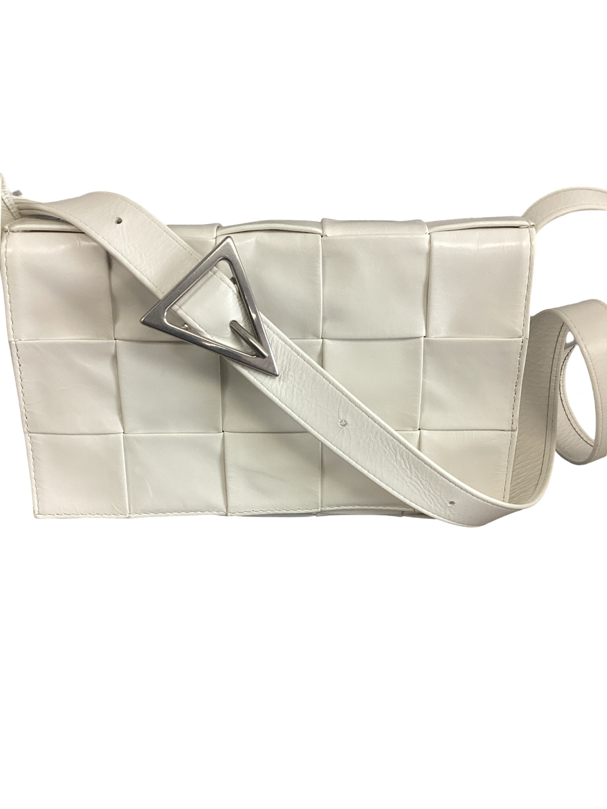 Bottega Veneta White Cassette Bag