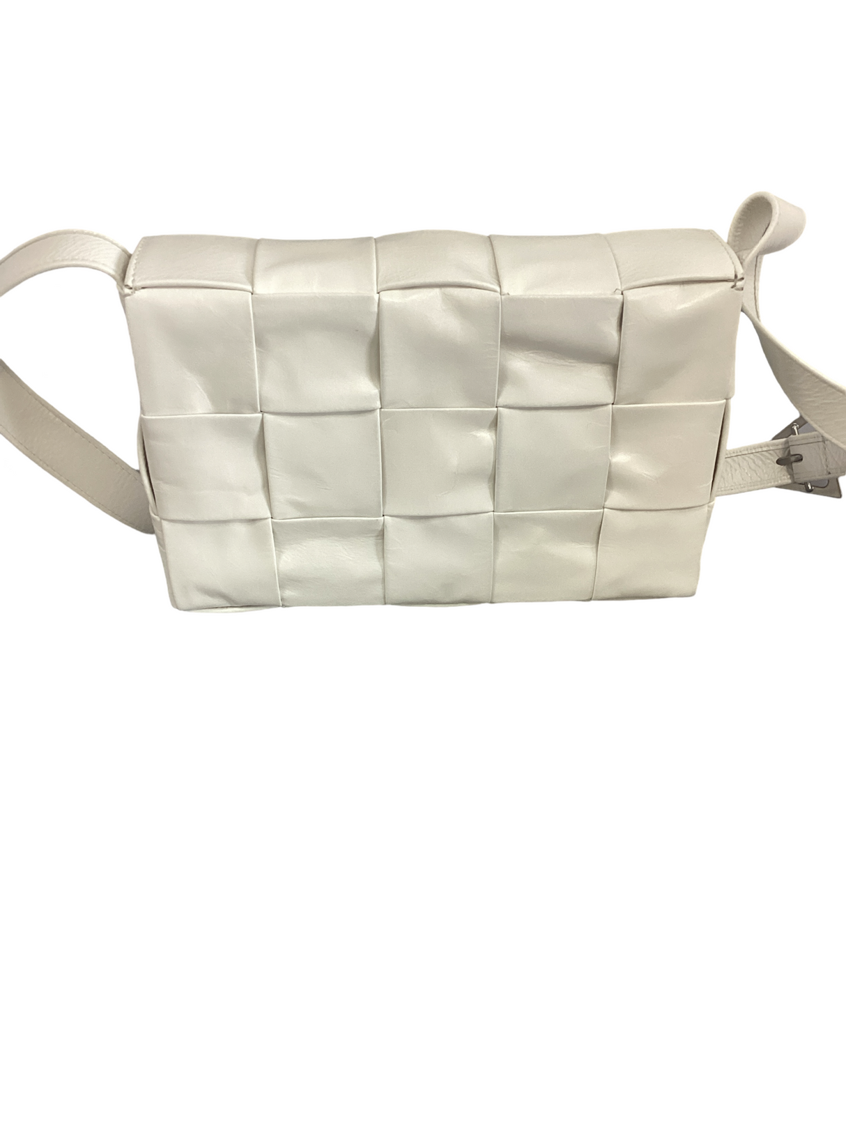 Bottega Veneta White Cassette Bag