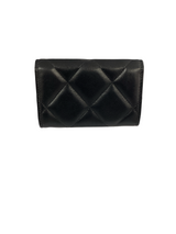 Chanel Black 19 Flap Card Holder