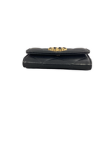 Chanel Black 19 Flap Card Holder