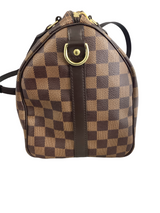 Louis Vuitton Damier Ebene Speedy 30 w/ Strap