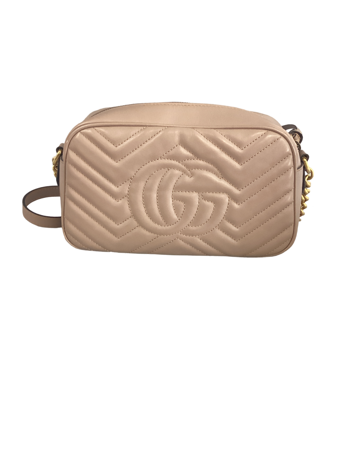 Gucci Beige GG Marmont Matelasse Crossbody