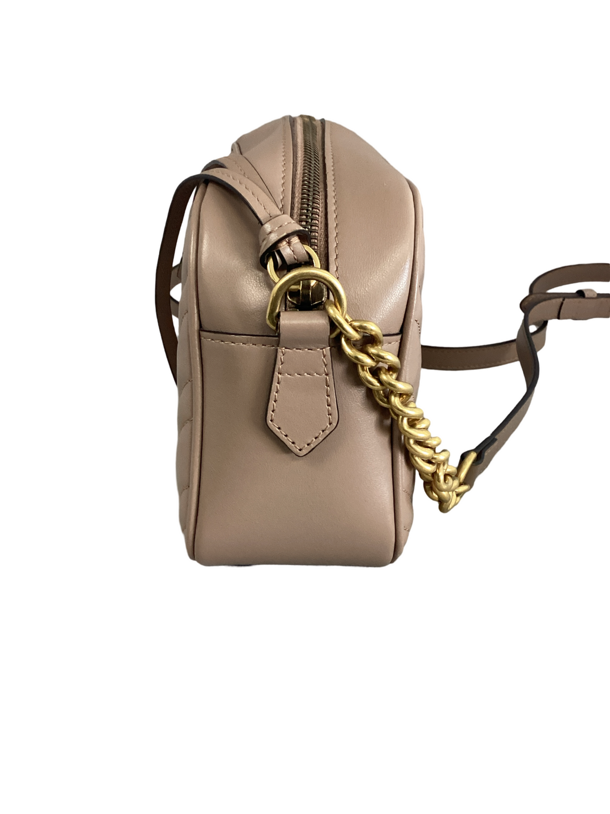 Gucci Beige GG Marmont Matelasse Crossbody