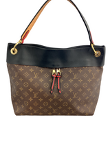 Louis Vuitton Monogram Tuileries Hobo Black