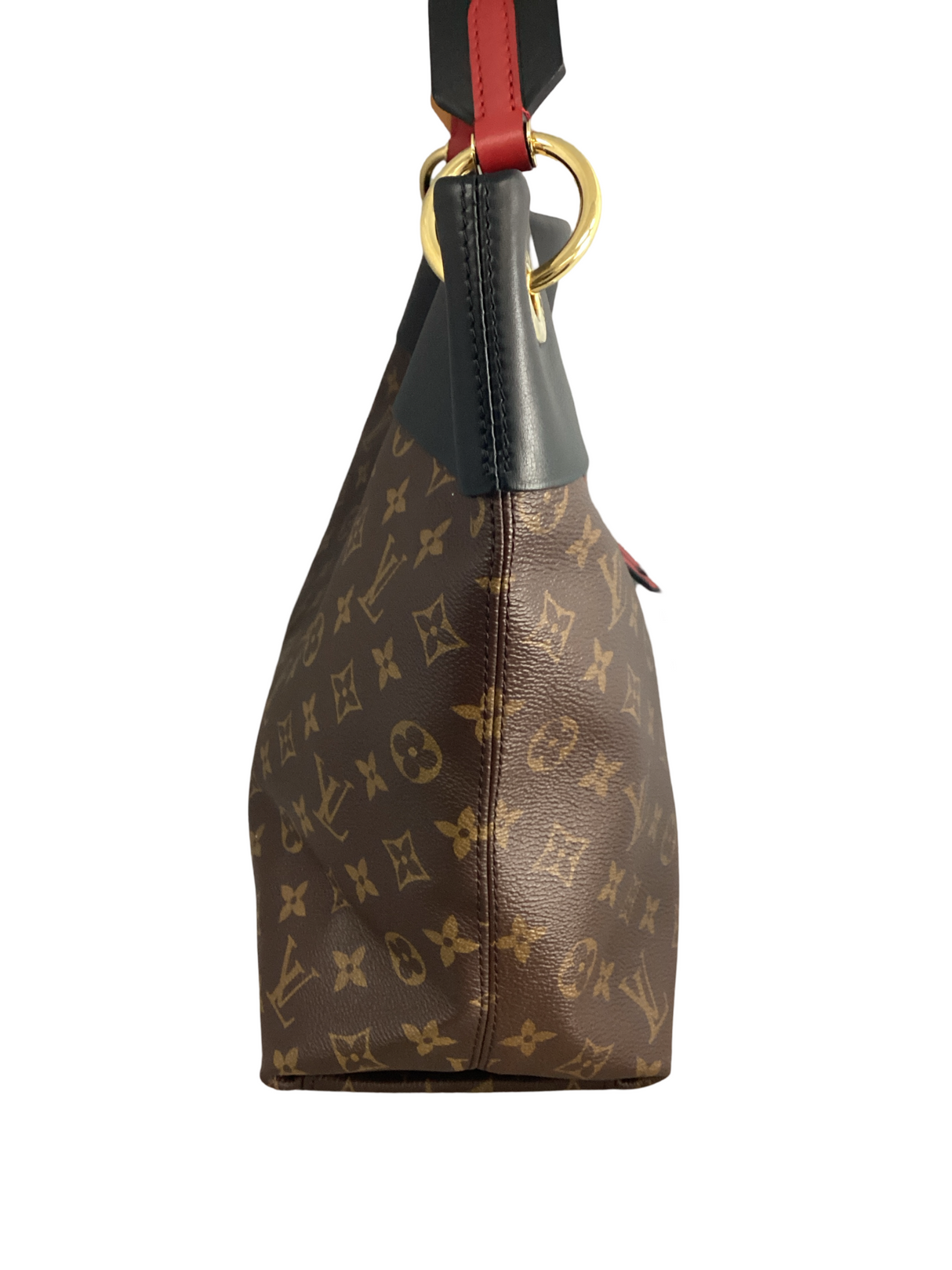 Louis Vuitton Monogram Tuileries Hobo Black