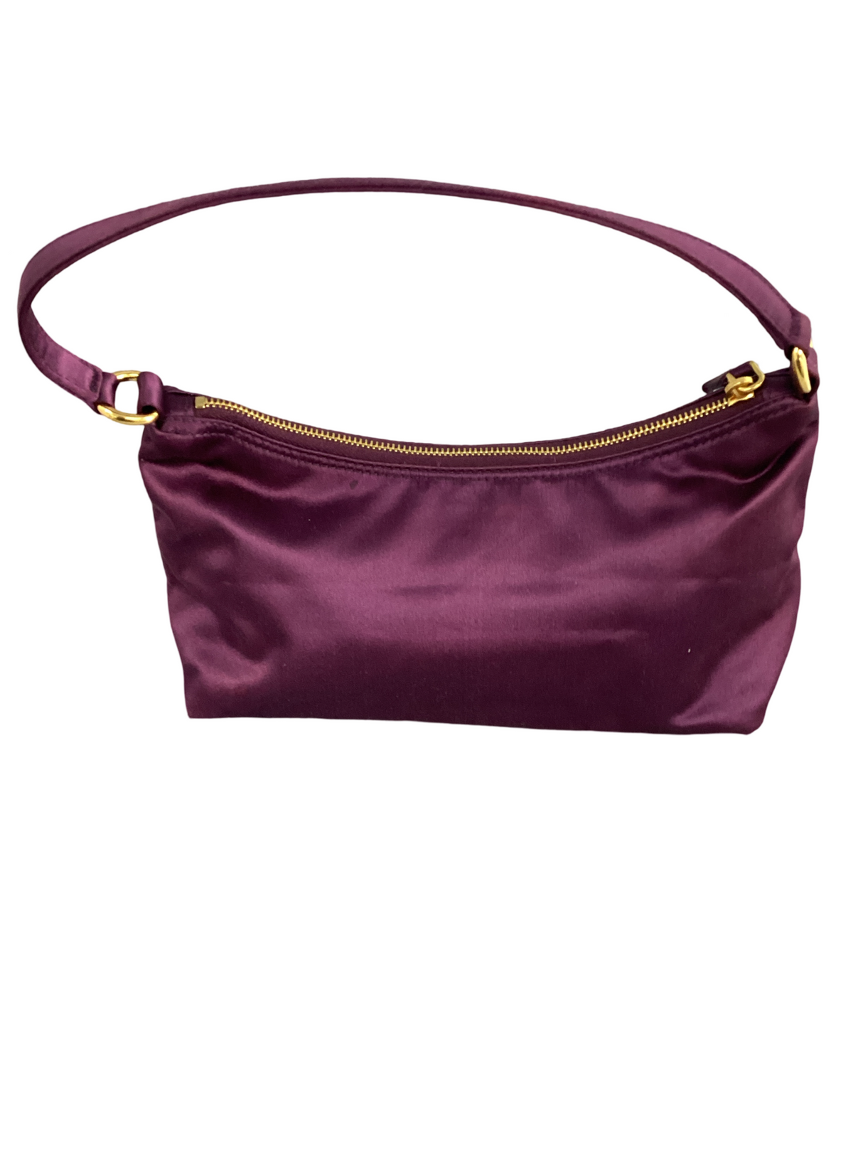 Prada Purple Silk Shoulder Bag