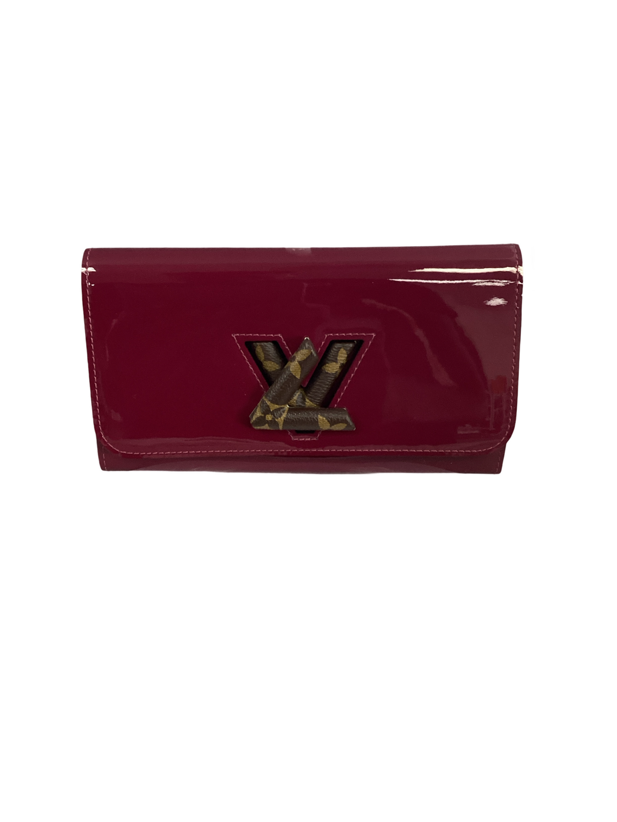 Louis Vuitton Vernis Patent Leather Twist Wallet