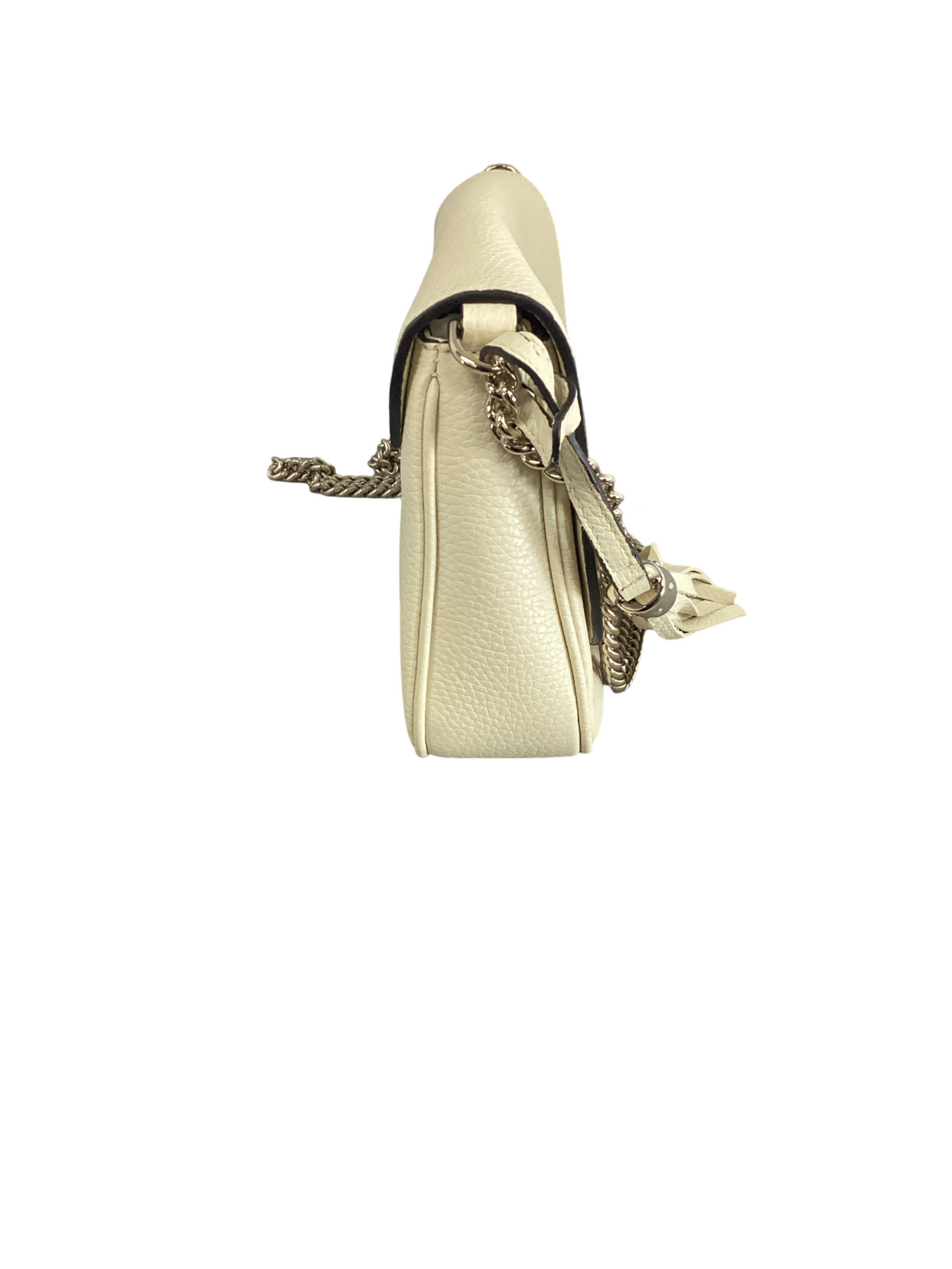 Gucci Cream Medium Soho Chain Crossbody Bag