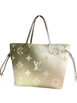 Louis Vuitton-Neverfull Spring in the City Sunset Khaki MM