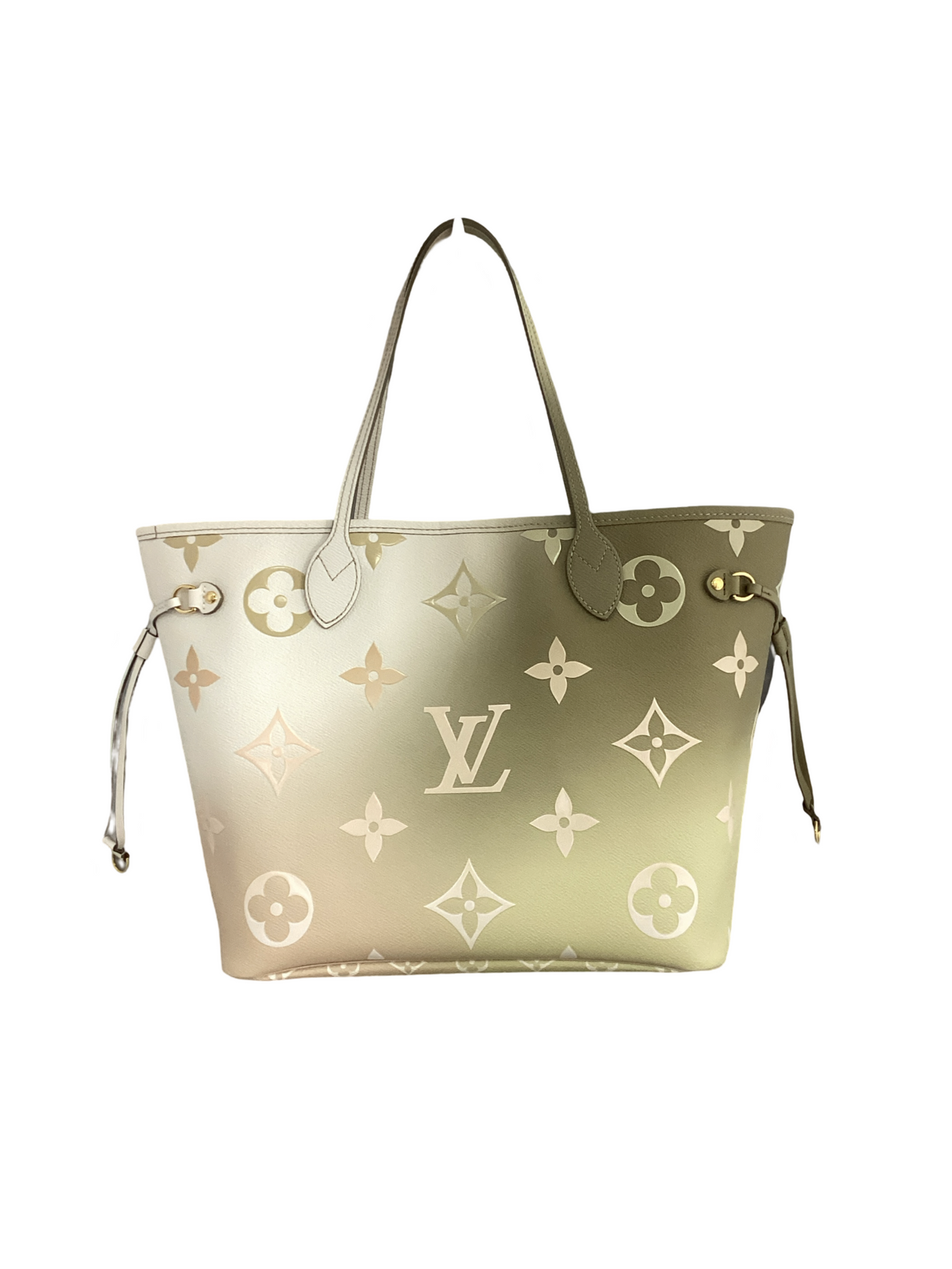 Louis Vuitton-Neverfull Spring in the City Sunset Khaki MM