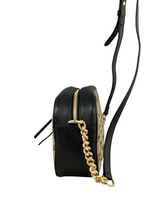 Gucci-GG Marmont Canvas Matelasse Black Crossbody