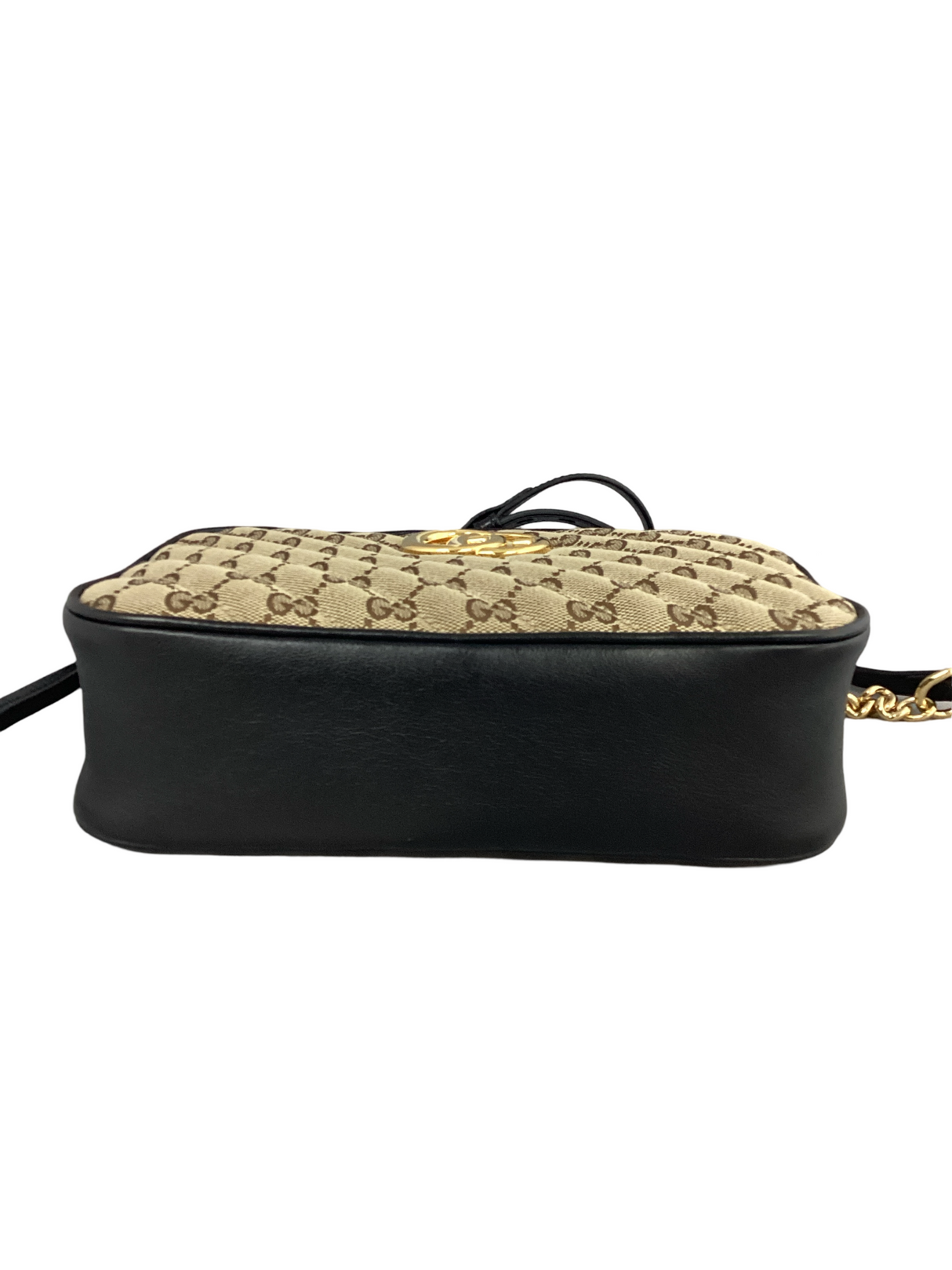 Gucci-GG Marmont Canvas Matelasse Black Crossbody