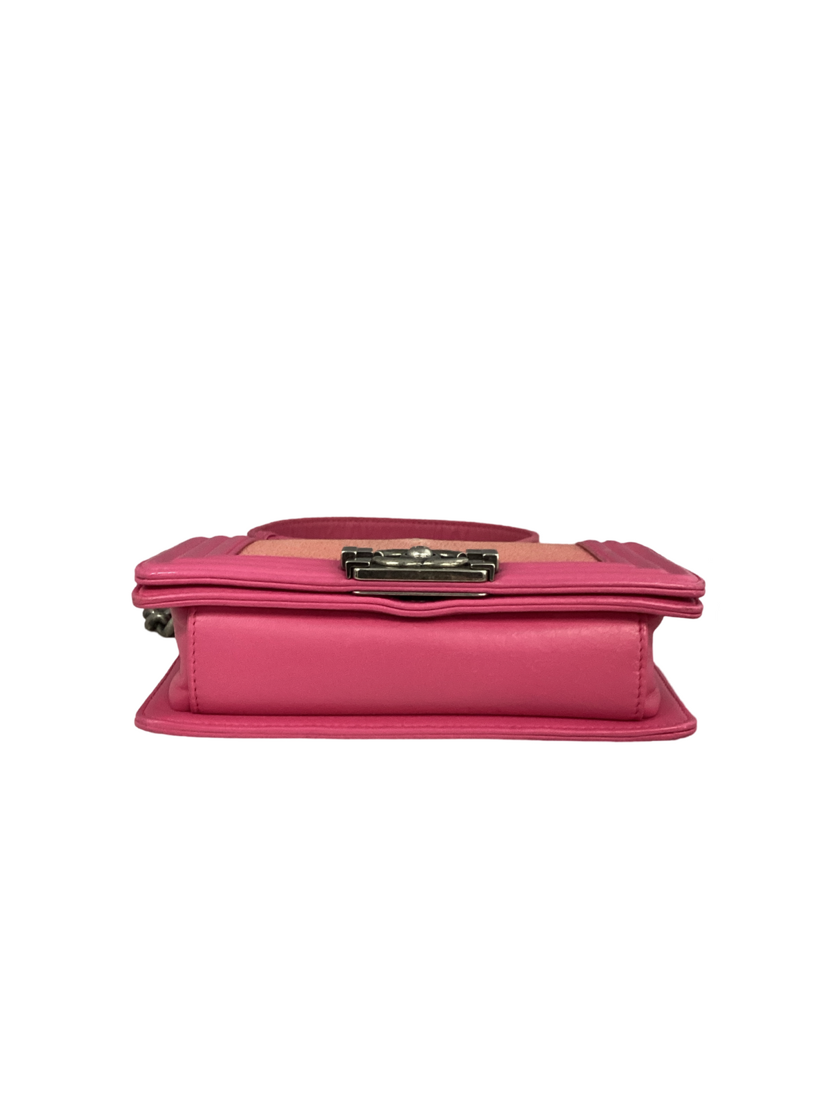 Chanel Small Pink Galuchat Boy Bag