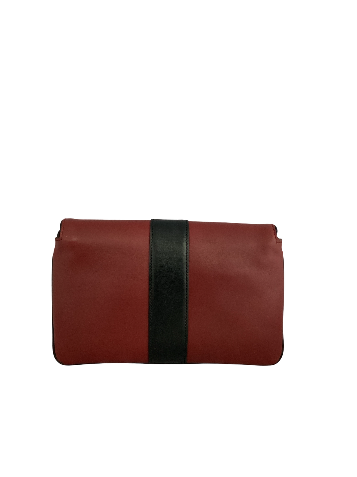 Gucci Maroon and Black Leather Arli Shoulder Bag