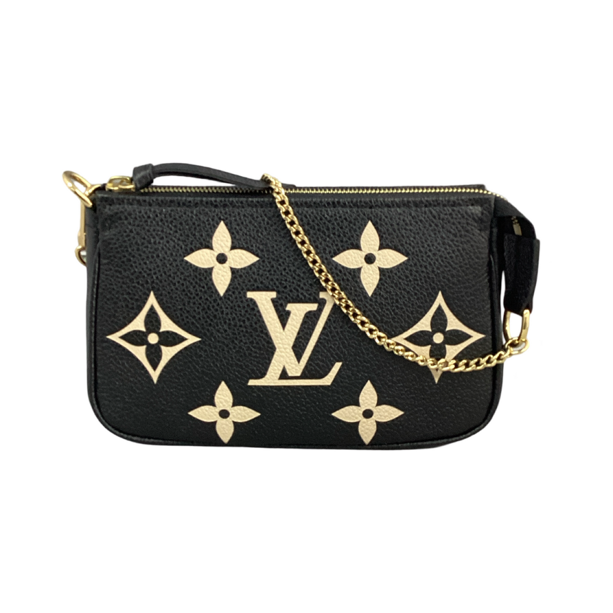 Louis Vuitton-Black Empreinte Bicolor Mini Pochette Accessoires