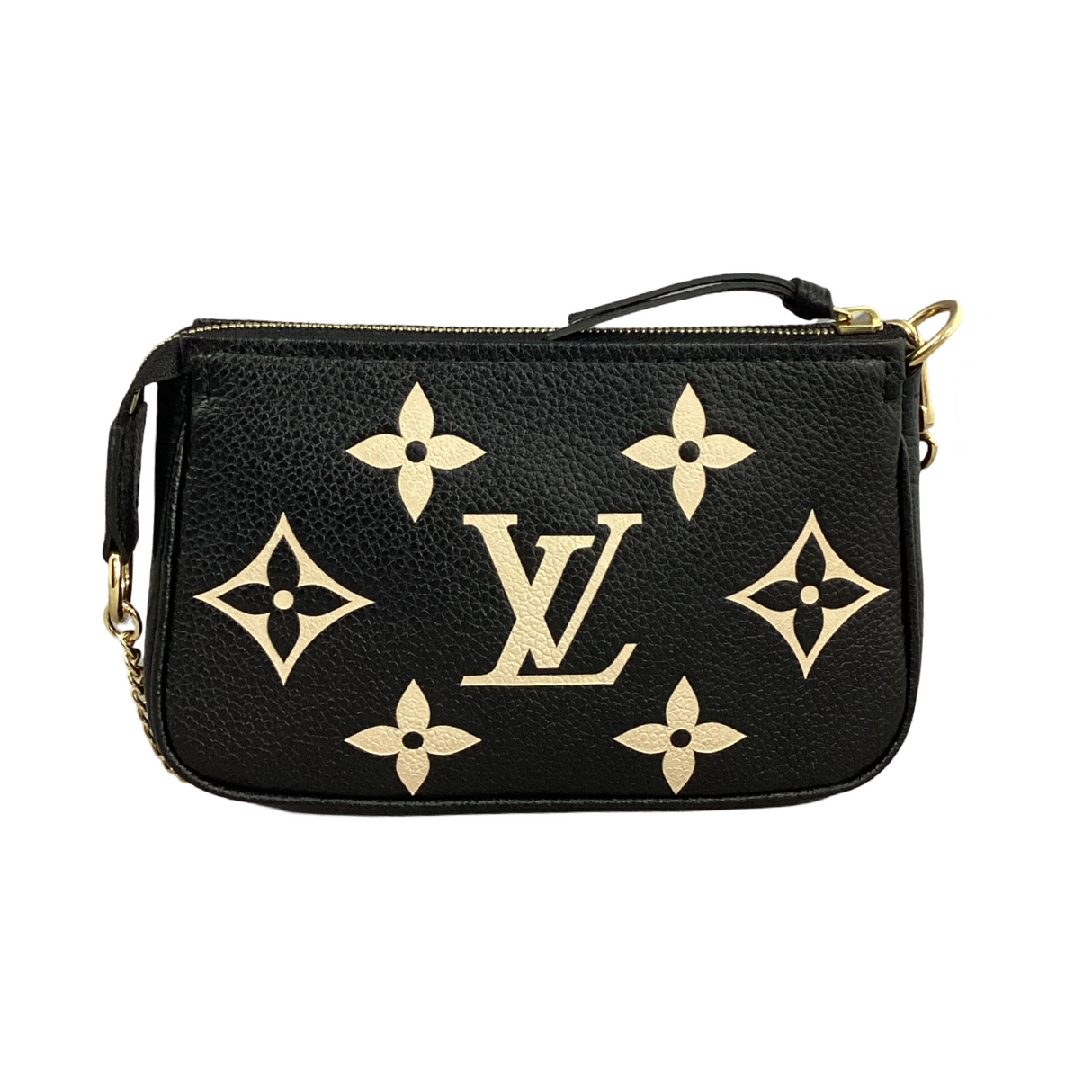 Louis Vuitton-Black Empreinte Bicolor Mini Pochette Accessoires