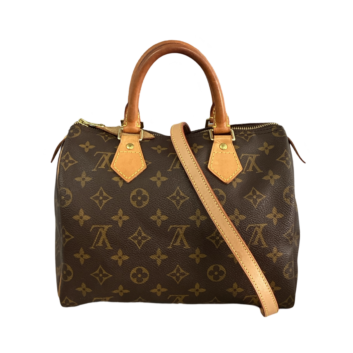 Louis Vuitton Vintage Monogram Speedy 25 with strap