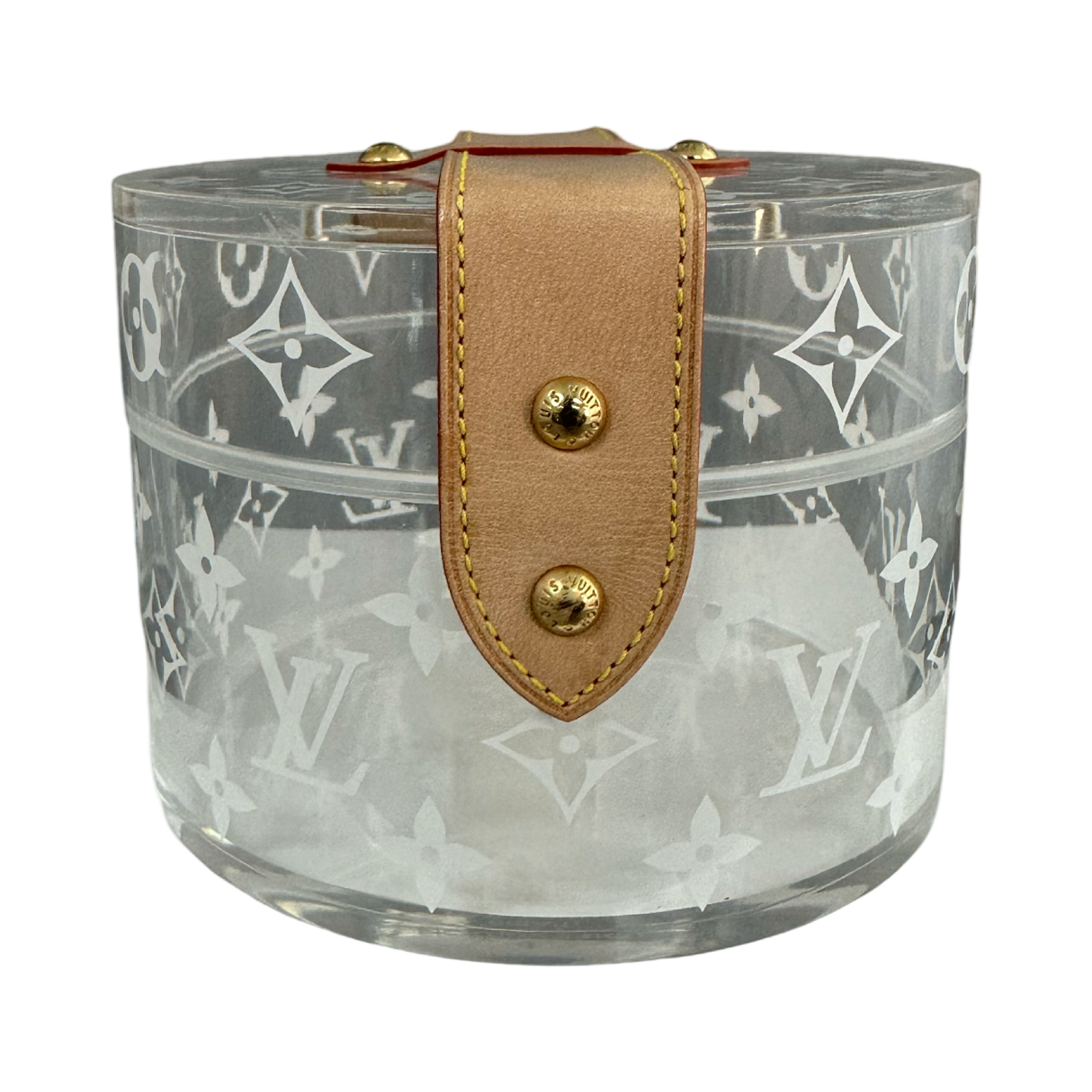 Louis Vuitton Transparent Plexiglass Monogram Scott Box