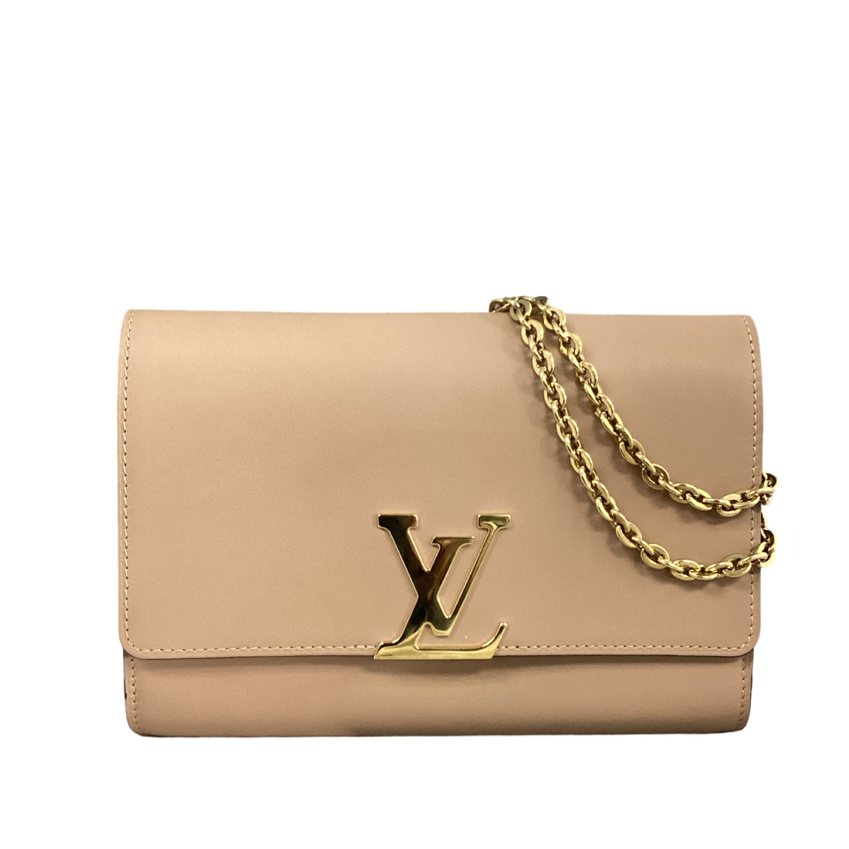 Louis Vuitton-Nude Calfskin Louise GM