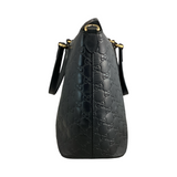 Gucci Guccissima Linea A Foldover Tote Black