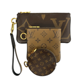 Louis Vuitton Reverse Monogram Trio Pouch