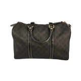 Gucci Dark Brown Supreme Joy Boston Bag Medium