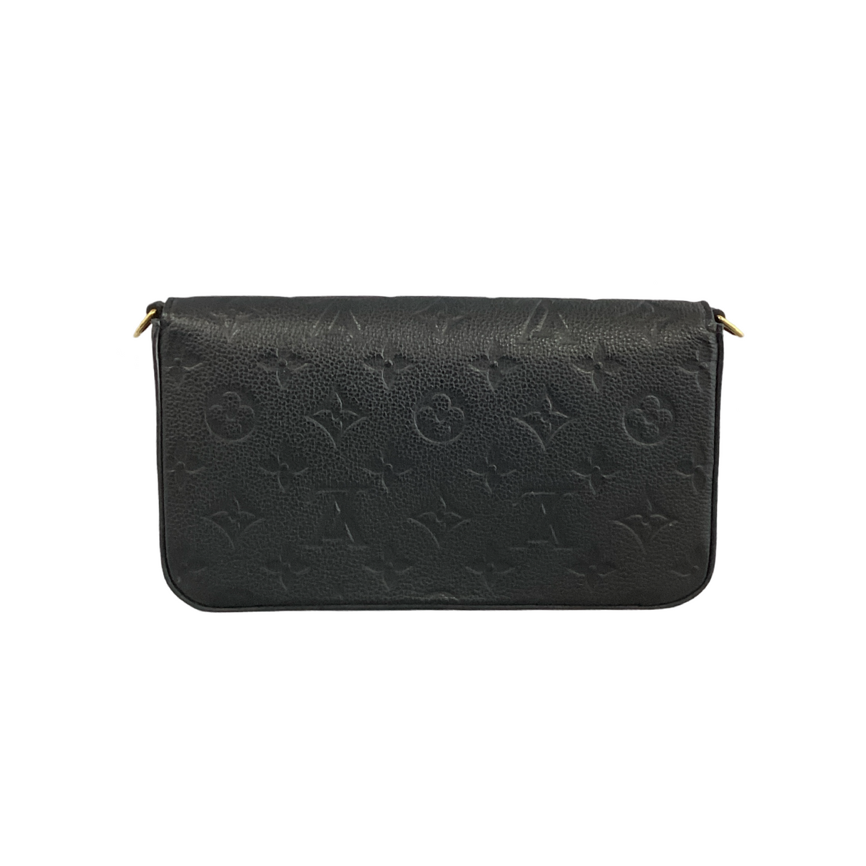 Louis Vuitton Felicie Pochette Black Monogram Empreinte Leather