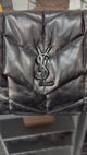 Yves Saint Laurent (YSL) Medium Loulou Puffer Monogram Chain Satchel