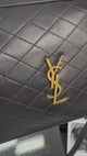 Yves Saint Laurent (YSL) Black Lyia Duffle Bag